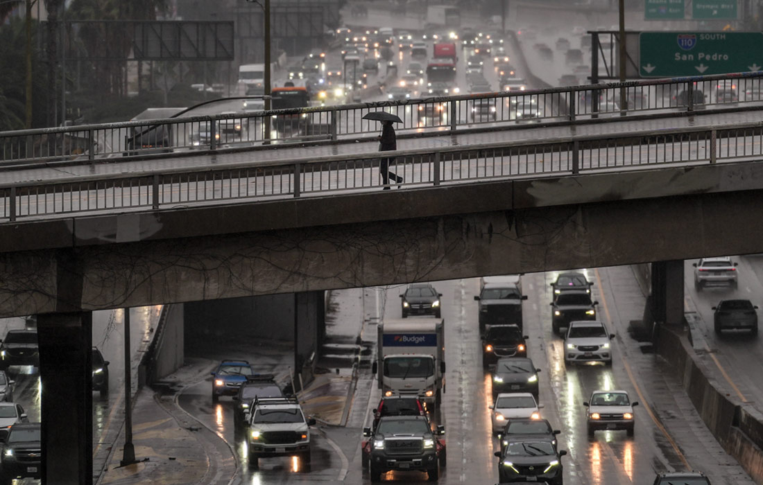 Дождь в Лос-Анджелесе