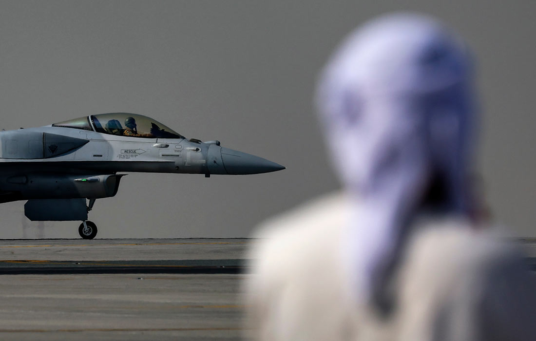 Истребитель F-16 ВВС Объединенных Арабских Эмиратов