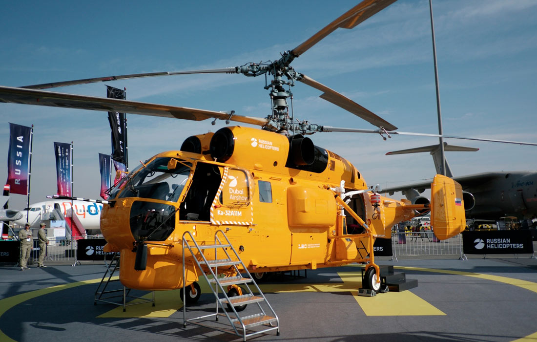 Средний пожарный вертолет Ка-32А11М с новой системой пожаротушения СП-32 российского производства