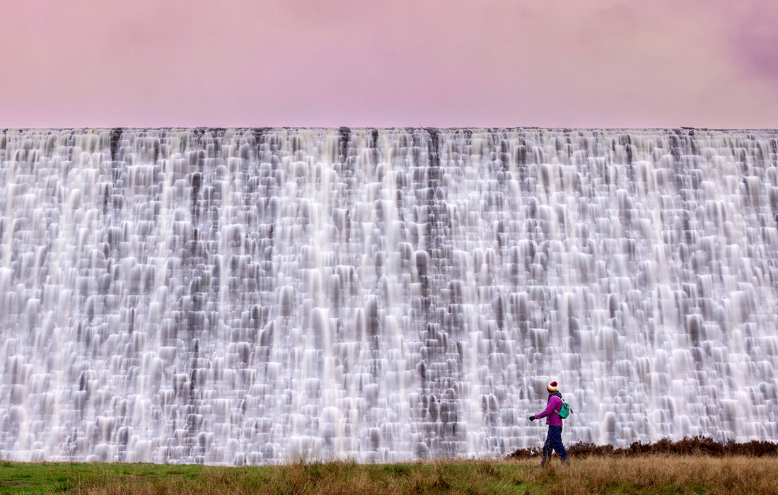Плотина Деруэнт в британском графстве Дербишир