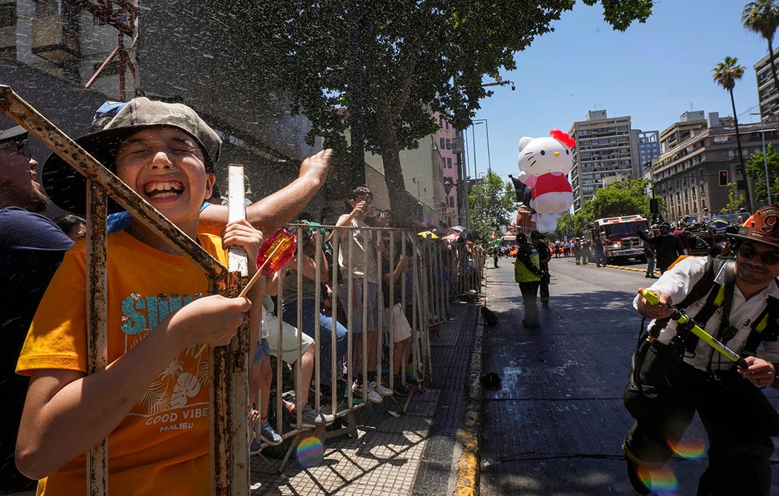 Рождественский парад в Сантьяго, Чили