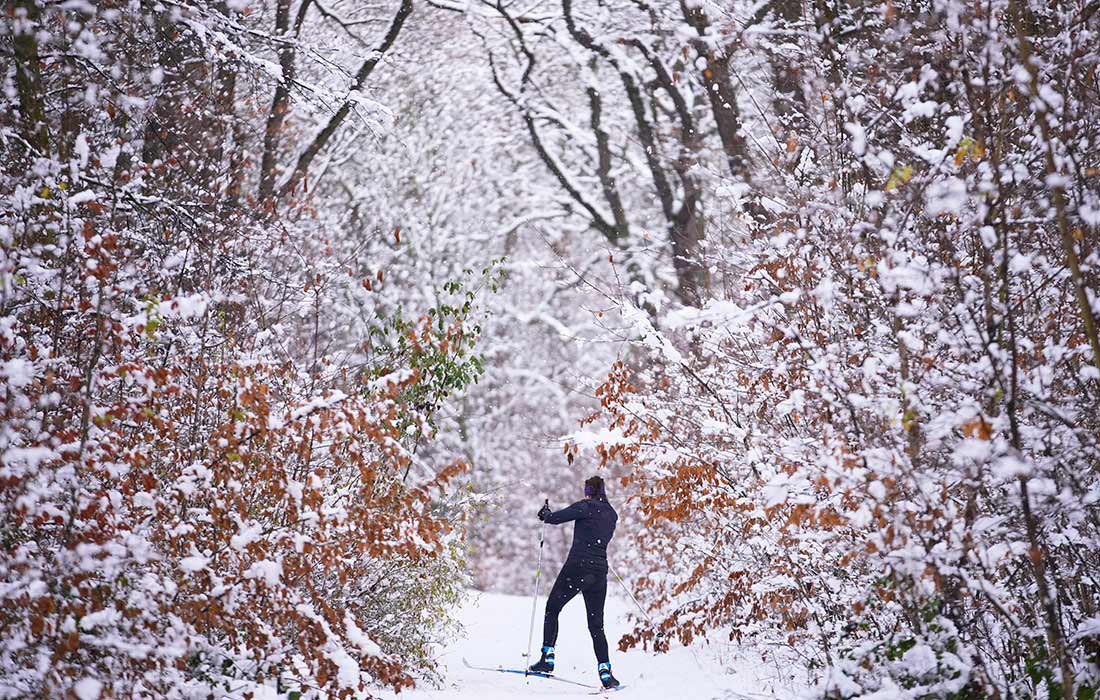 Снежный ноябрь в Праге