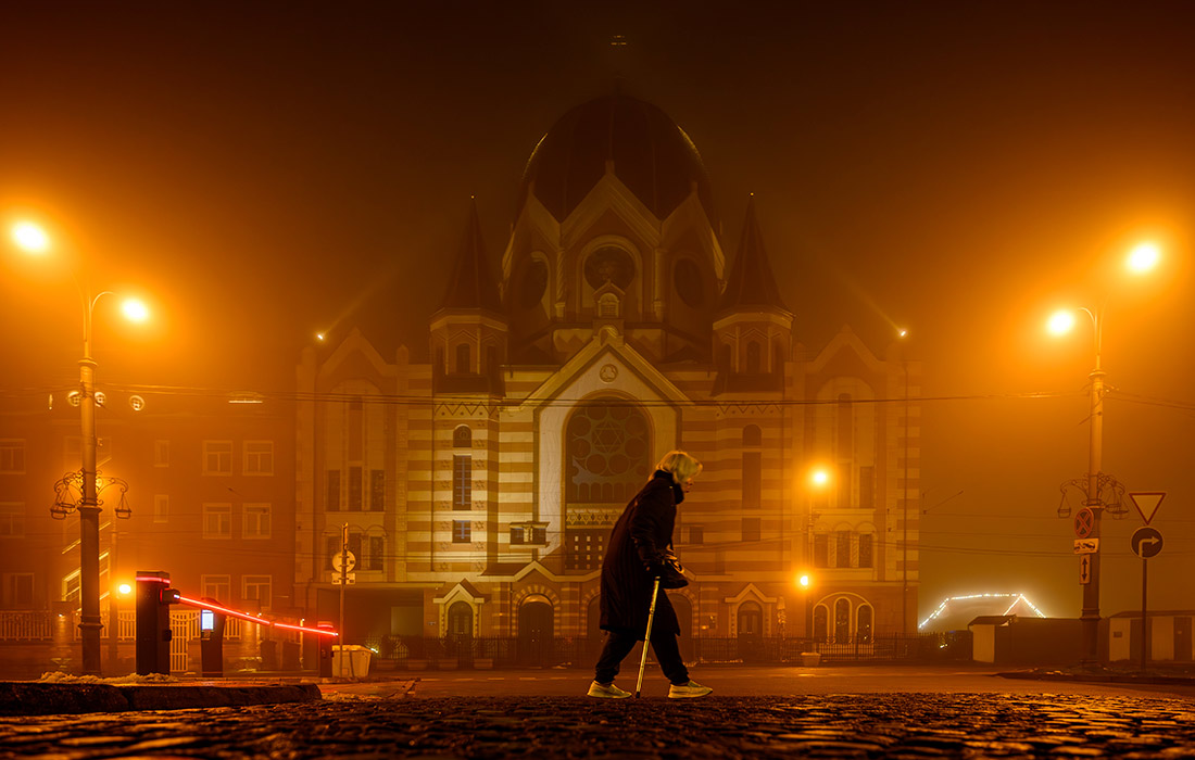 Туман в Калининграде