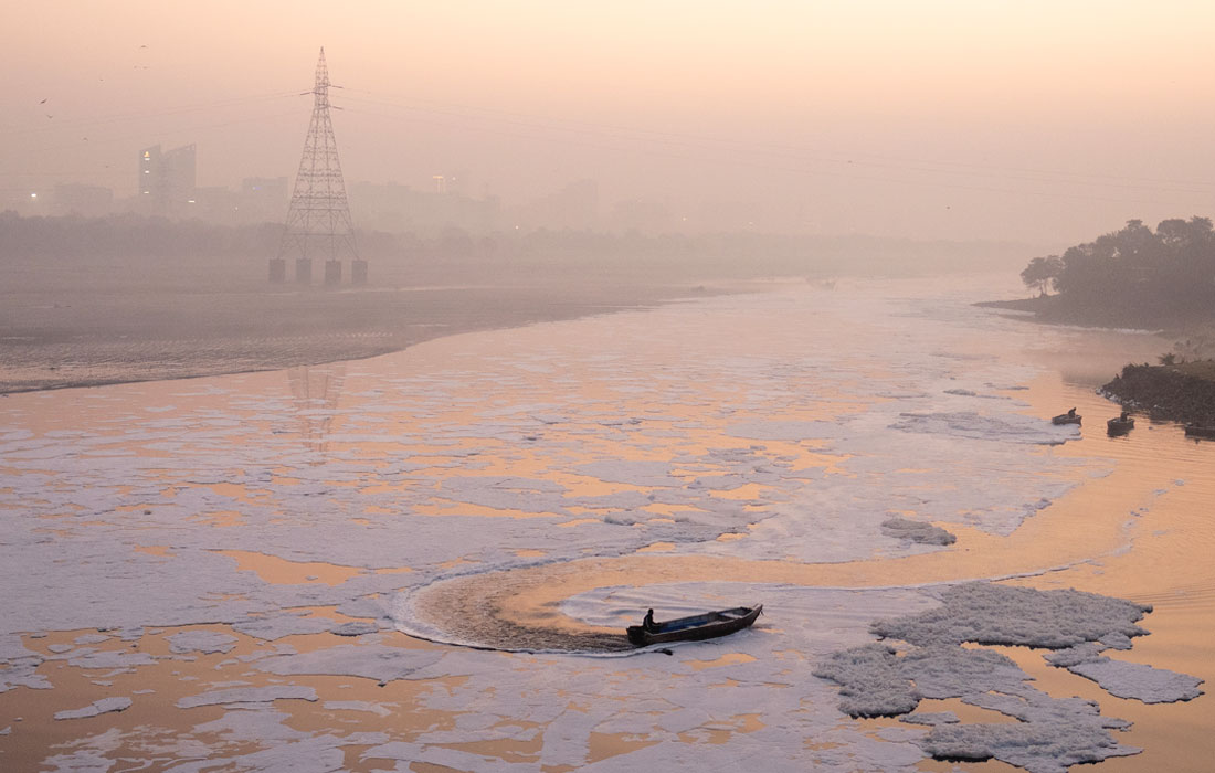 Туманное утро в Дели