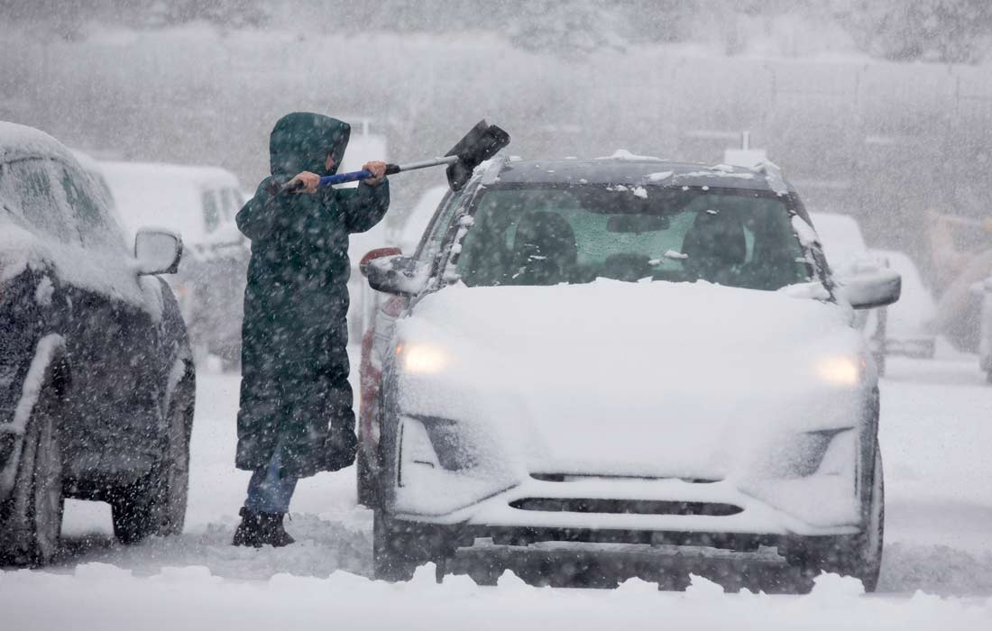 Снегопад в канадской провинции Ньюфаундленд