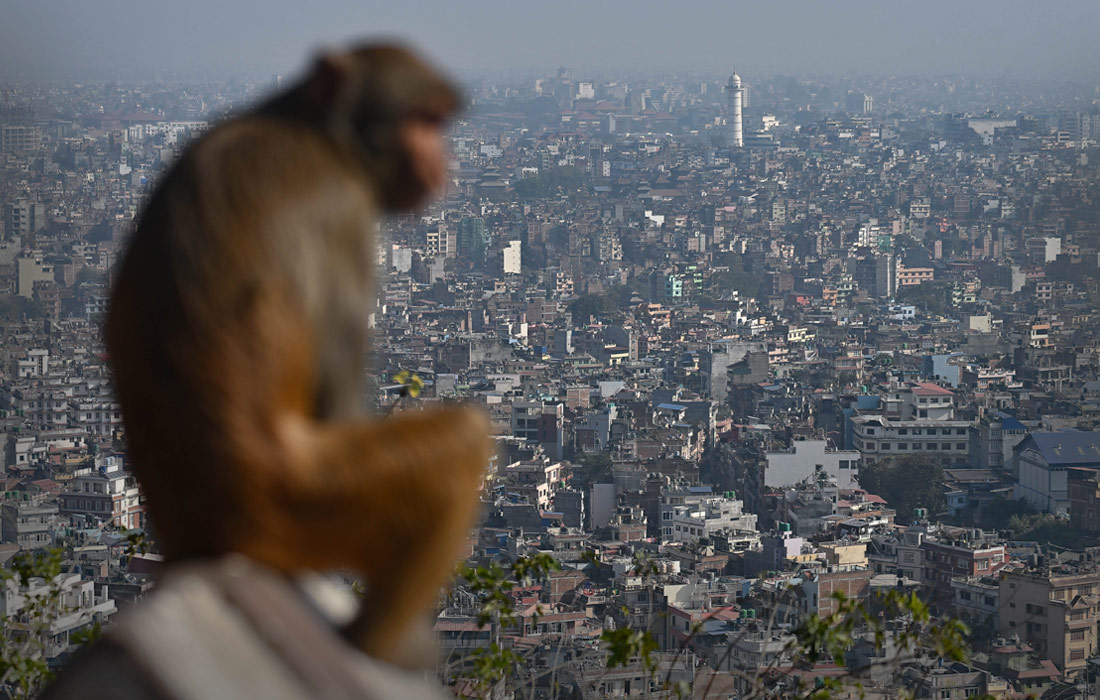Вид на Катманду, Непал