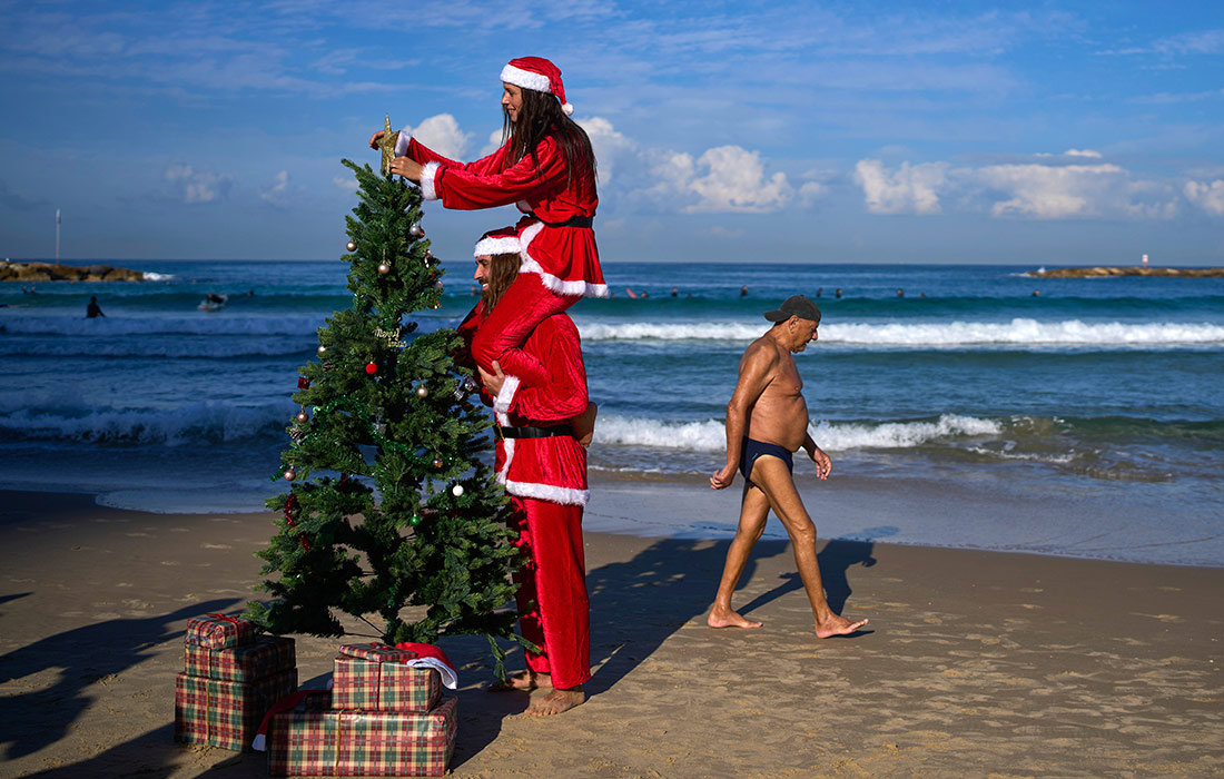 Серфингисты в Тель-Авиве