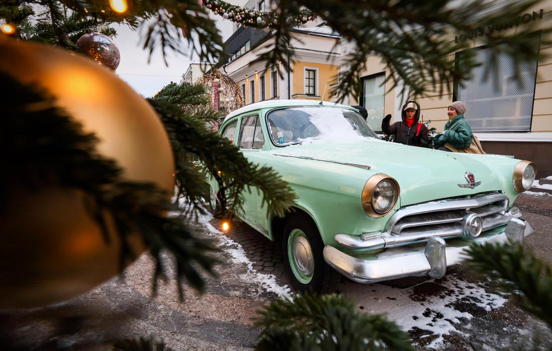 Праздничное оформление улиц Москвы