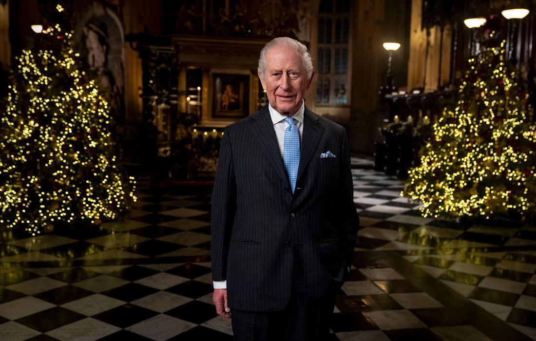 Король Великобритании Карл III выступил с рождественским обращением к нации