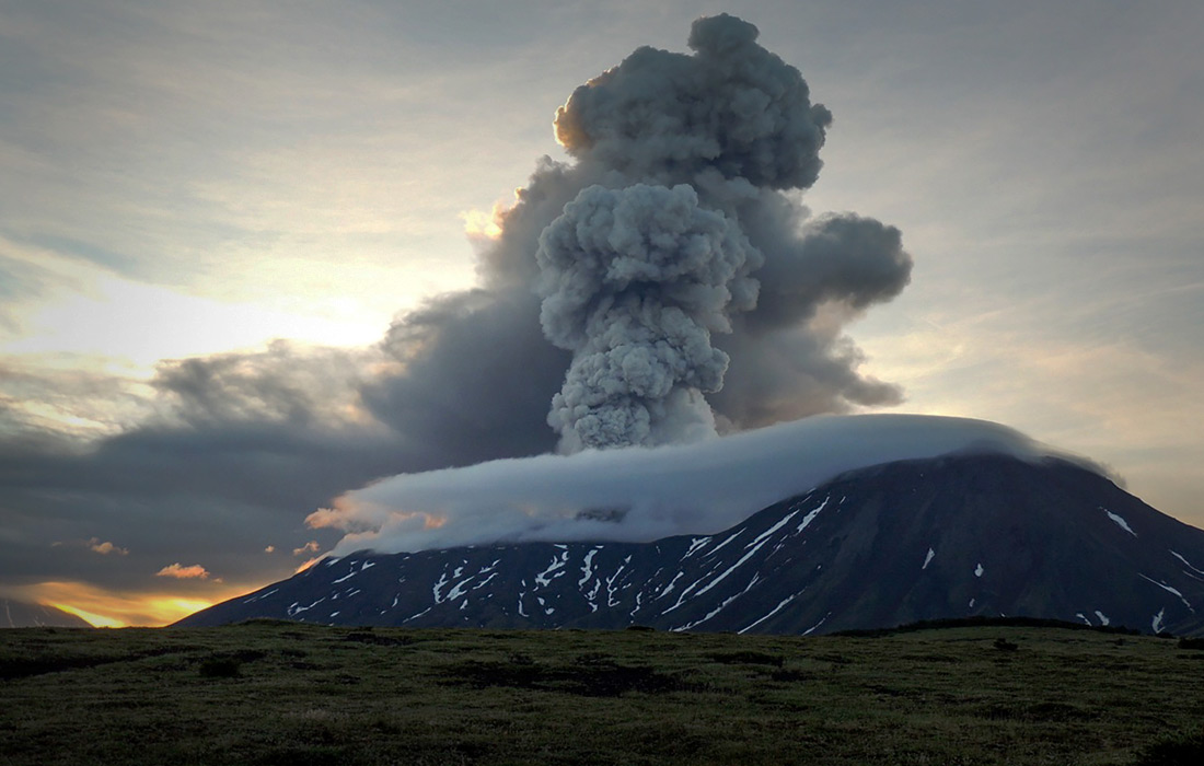 3 августа на Камчатке началось первое в истории извержение вулкана Крашенинникова.