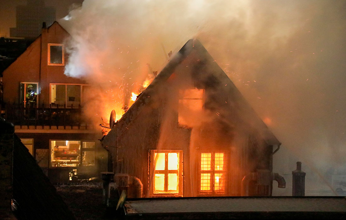 Крупный пожар в историческом центре голландского Леувардена