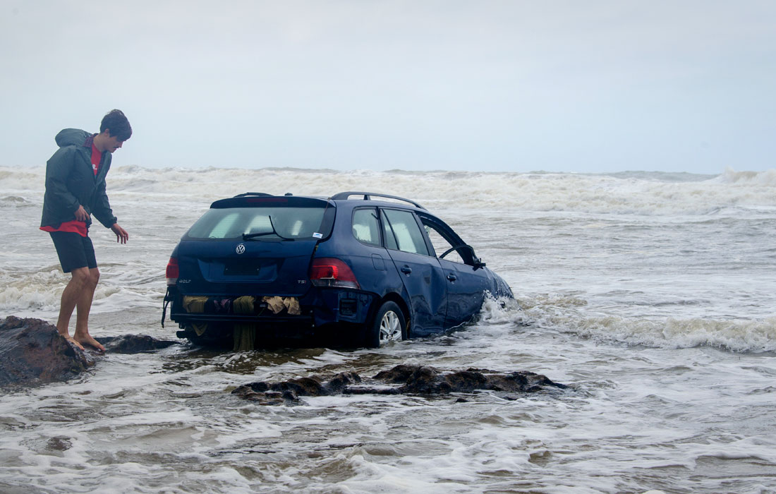 Наводнение после проливных дождей в штате Виктория на юго-востоке Австралии