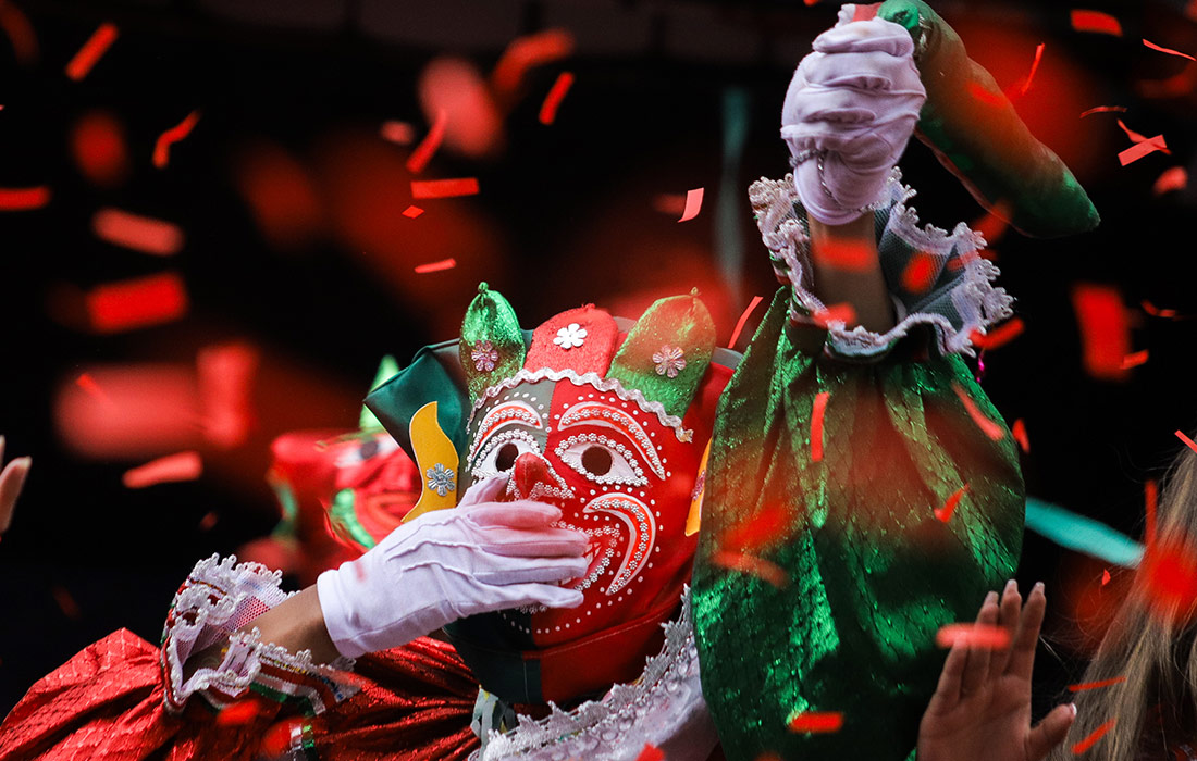 Церемония "воскрешения Пепино" в рамках начала карнавала в Ла-Пасе