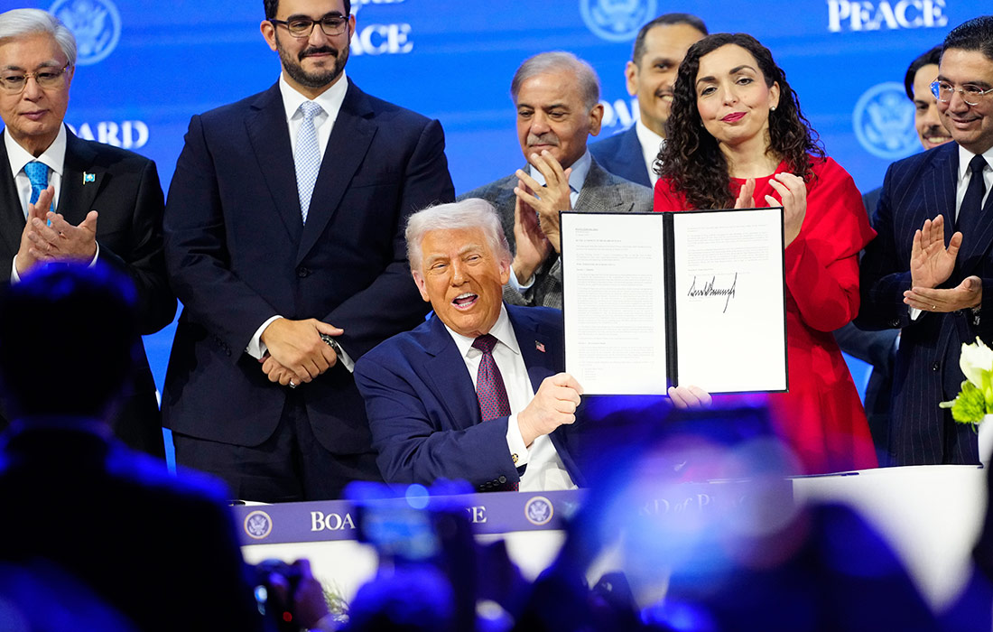 Церемония учреждения "Совета мира" состоялась в четверг в Давосе при участии президента США Дональда Трампа