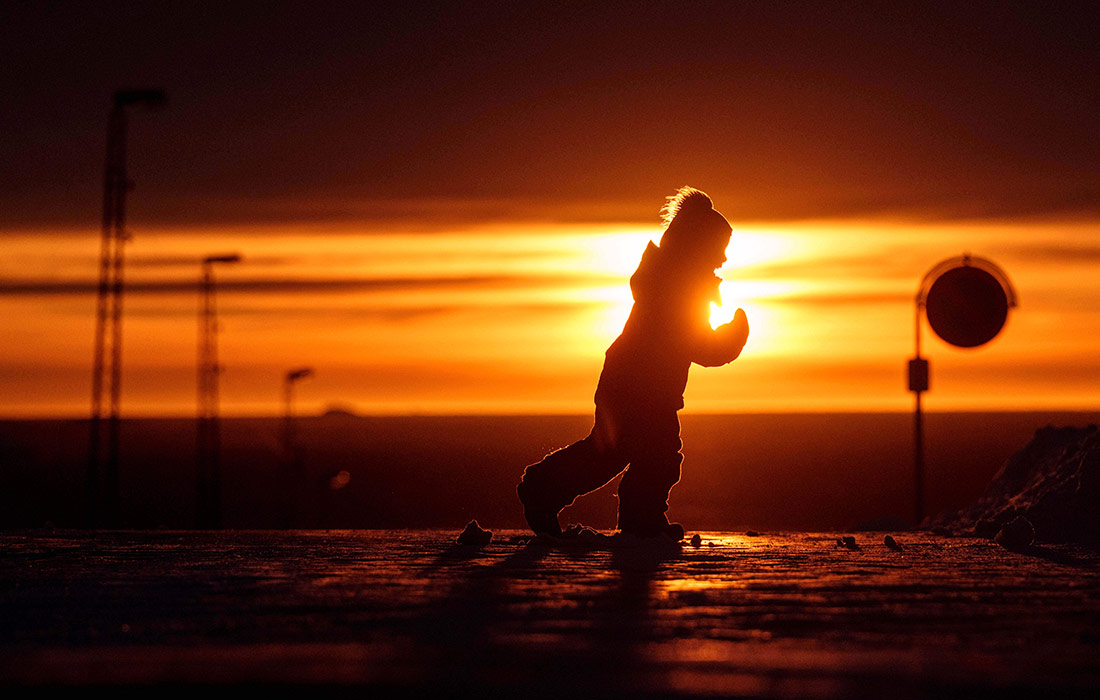 Закат в Нууке, Гренландия