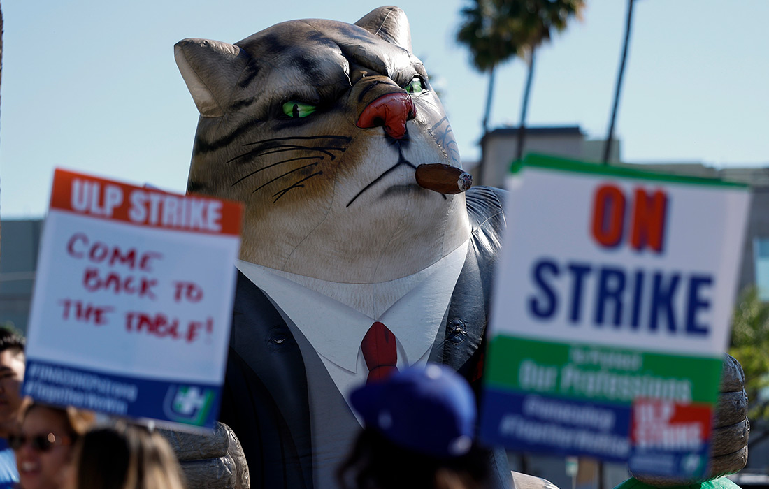 Забастовка медработников в Лос-Анджелесе