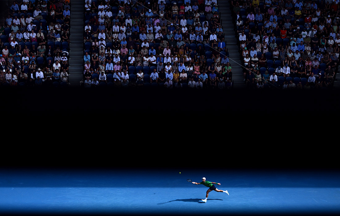 Новак Джокович в четвертый раз подряд вышел в полуфинал Australian Open
