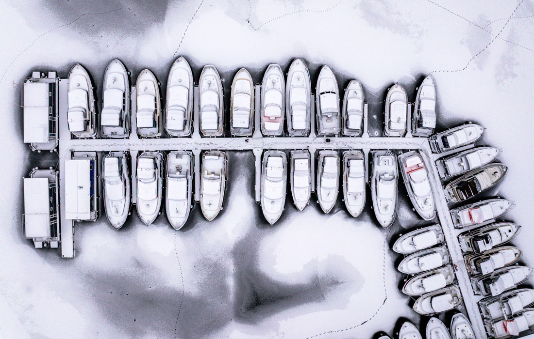 Гавань Фишерхоф-Эльденбург в Германии