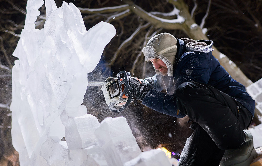 Фестиваль-конкурс снежно-ледовых скульптур "Кострома - зимняя сказка" в Костроме