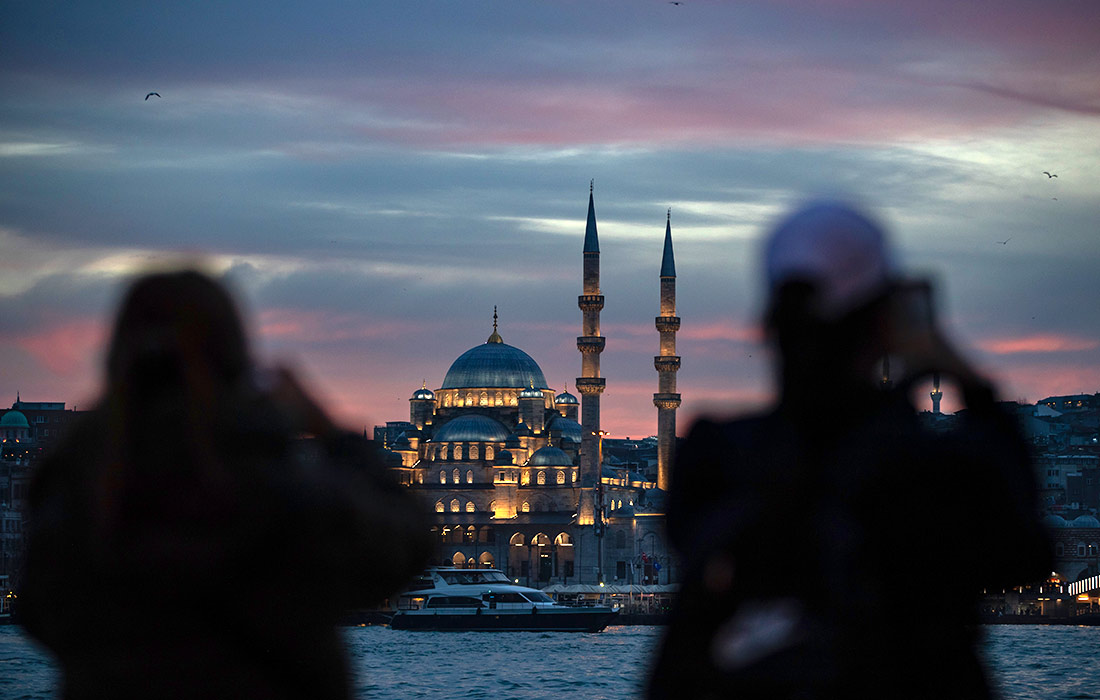 Закат в Стамбуле