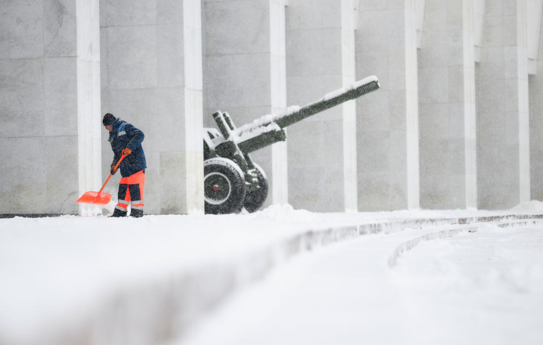 Снегопад в Москве
