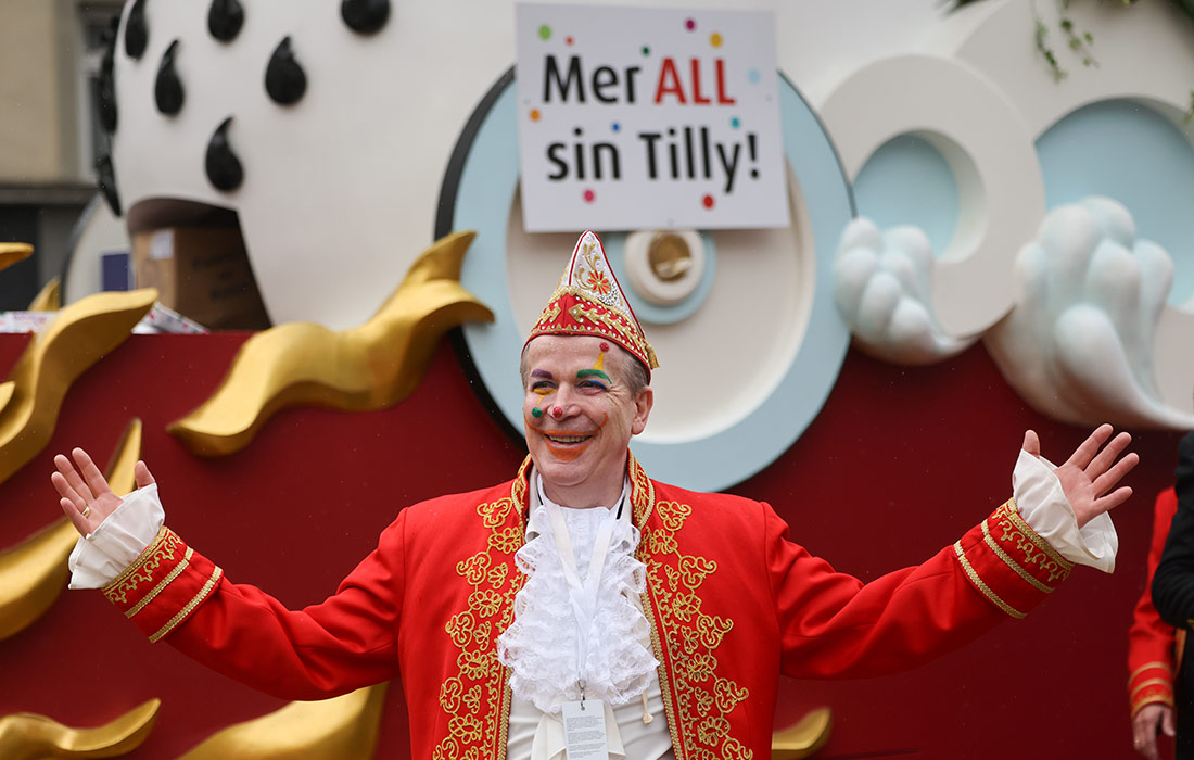 Карнавальное шествие Rose Monday в Кёльне