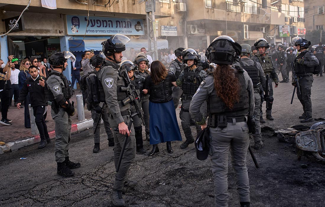 Акция ультраортодоксальных иудеев против призыва в армию в Бней-Браке