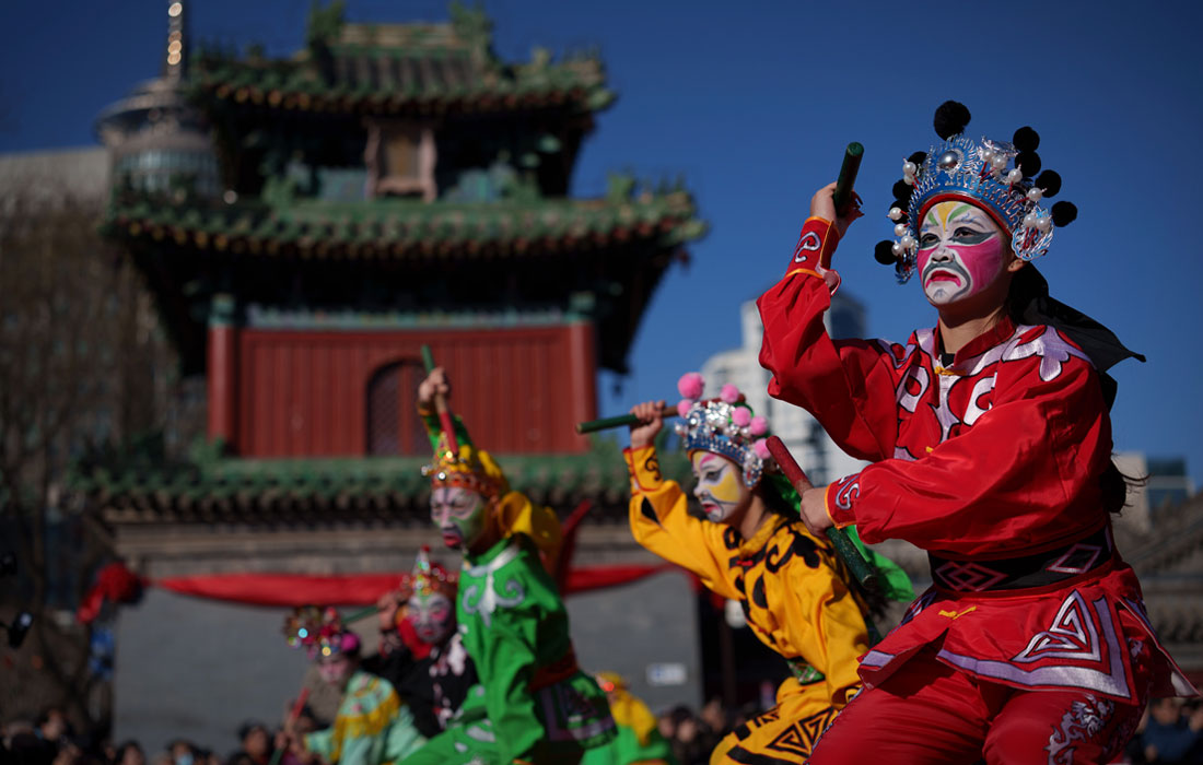 Празднование Нового года по лунному календарю в Пекине