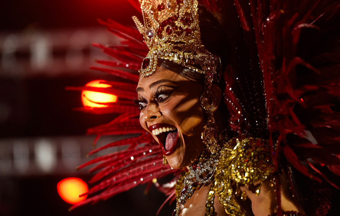 В Бразилии проходит ежегодный карнавал