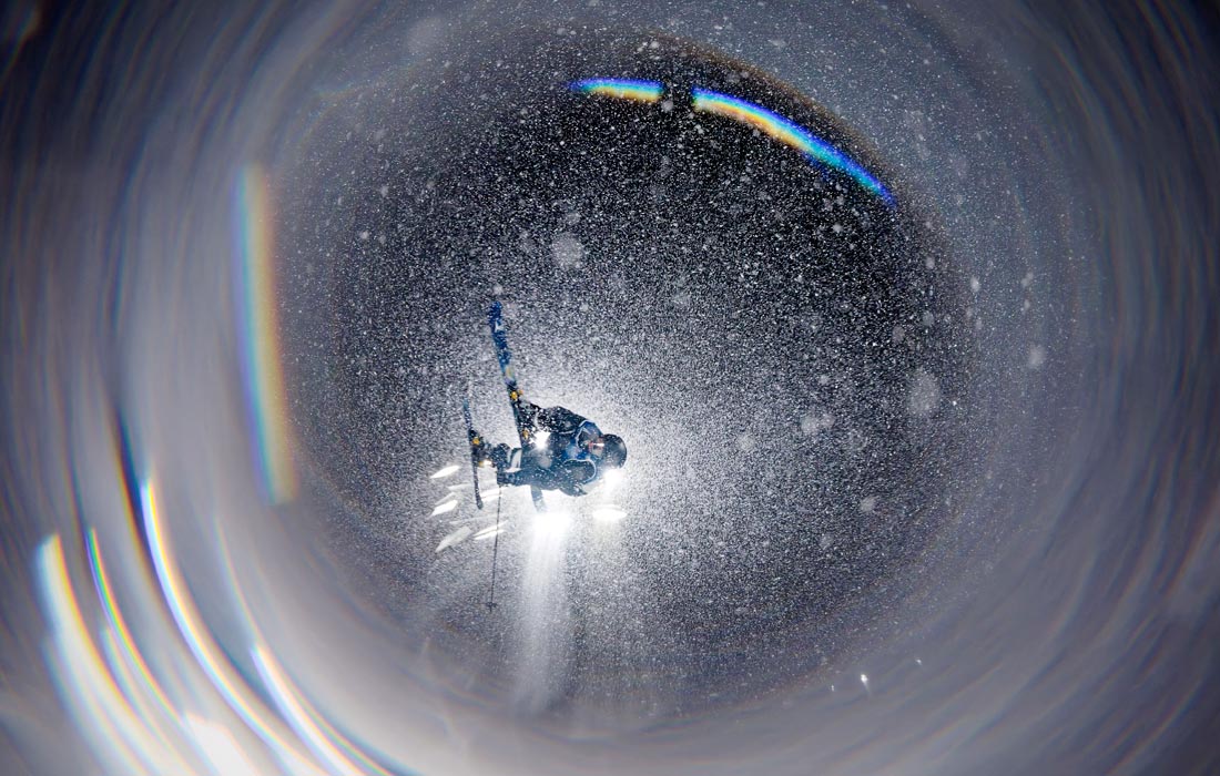 Матиас Рош из Франции во время разминки