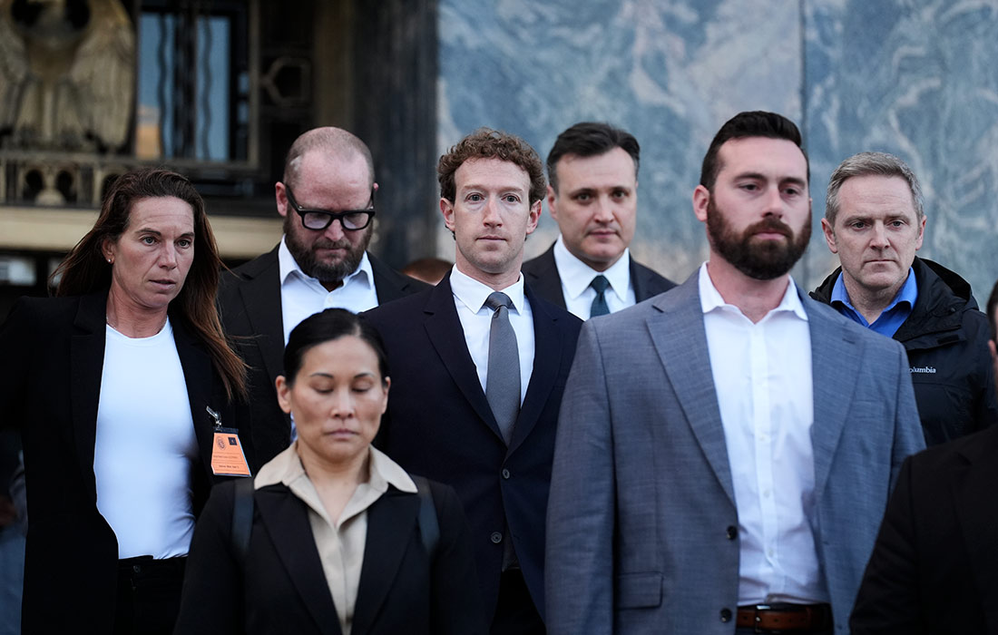 Марк Цукерберг дал показания на судебном процессе в Лос-Анджелесе по делу о социальных сетях