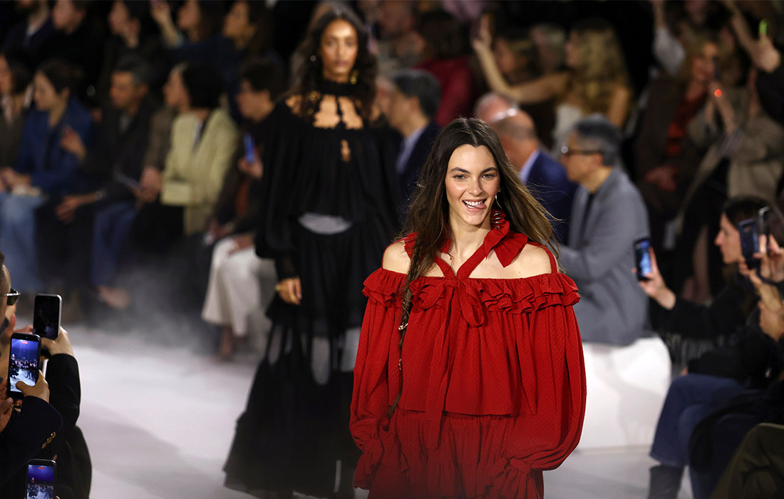 Показ коллекции Chloe на Неделе моды в Париже