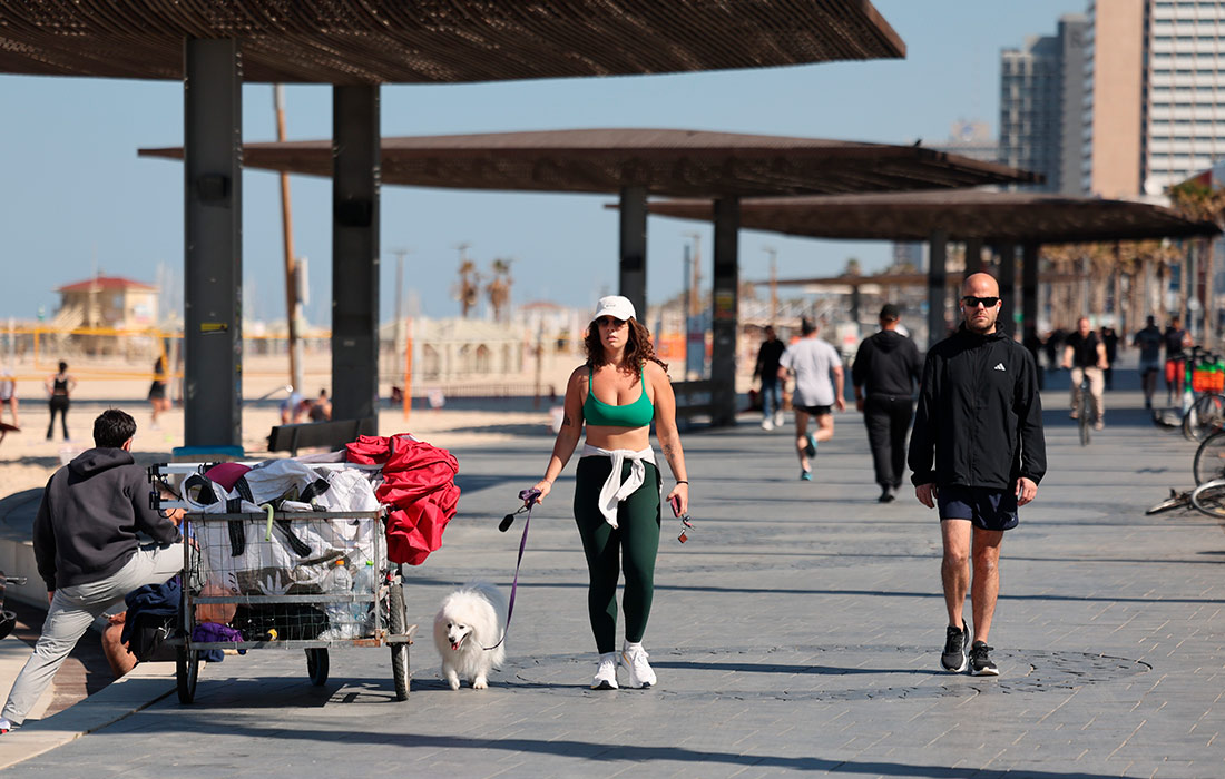 Тель-Авив во время совместной военной операции США и Израиля против Ирана