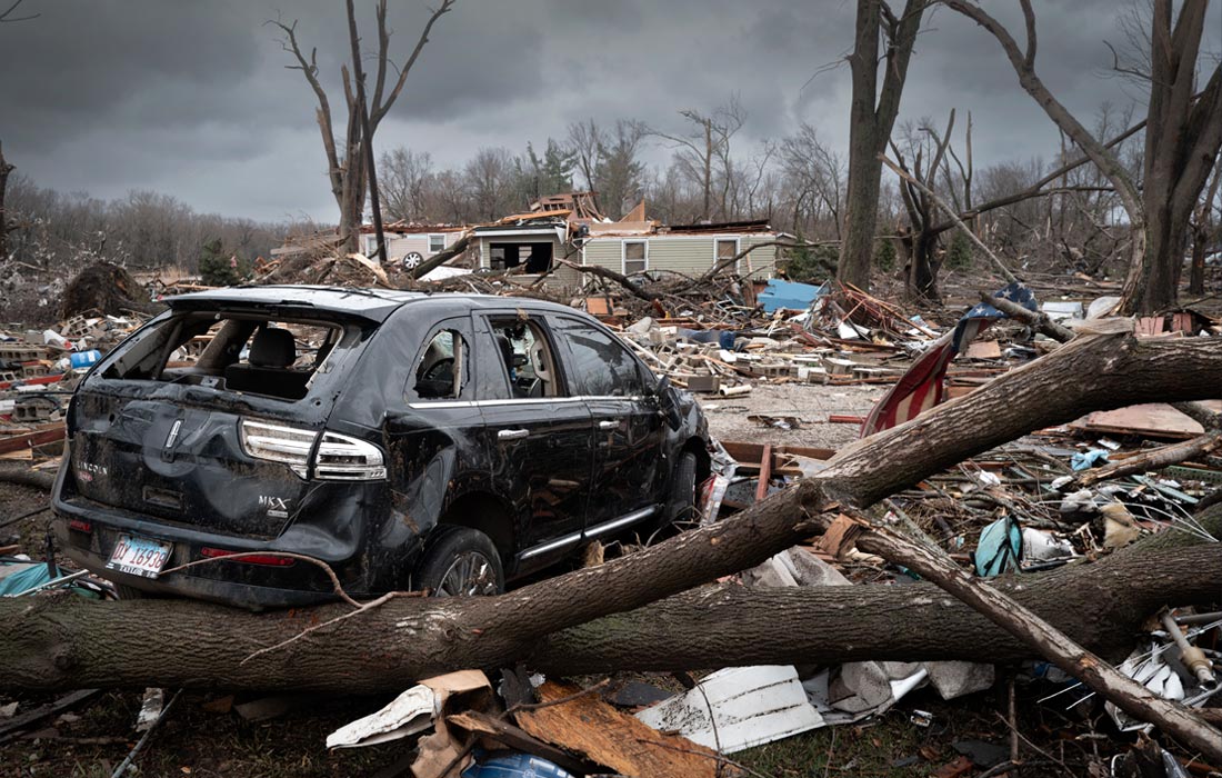 Торнадо обрушился на американский штат Иллинойс