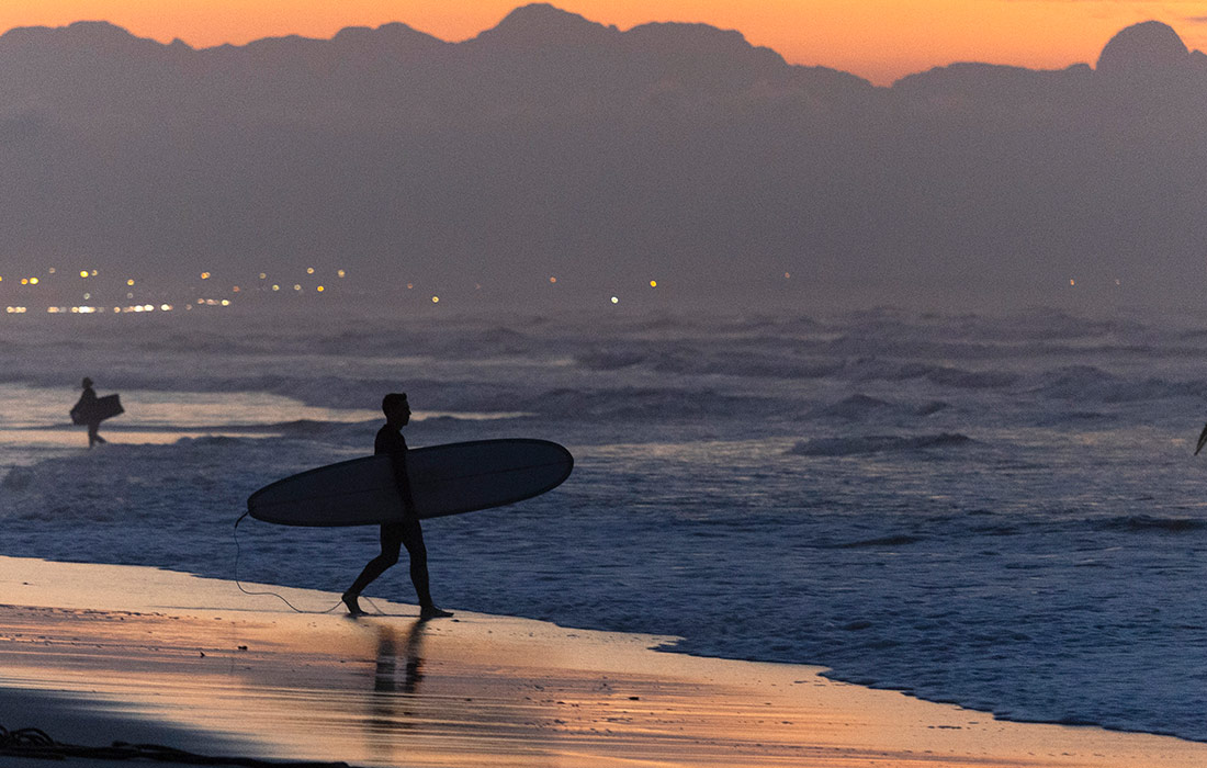 Побережье Атлантического океана в Кейптауне