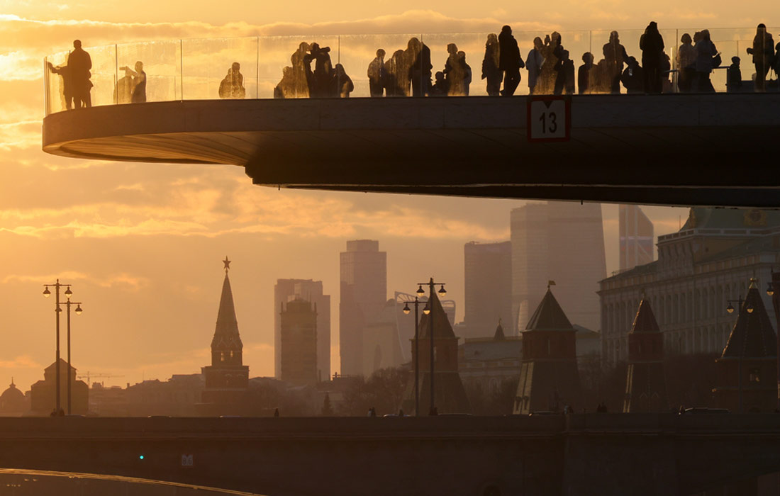 Закат в Москве