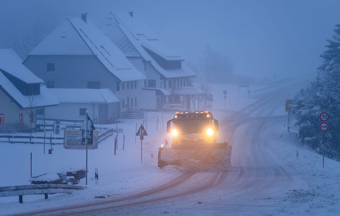 Снежная погода в Баден-Вюртемберге