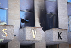 Москва заявила протест в связи с нападением на Русский дом в Праге