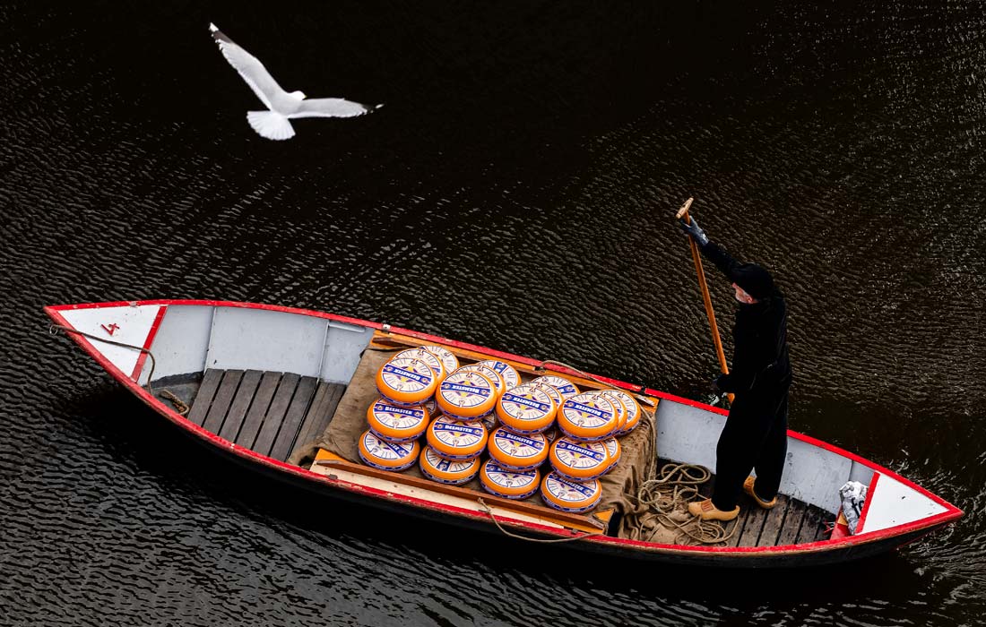 В голландском Алкмаре открылась первая в этом году сырная ярмарка