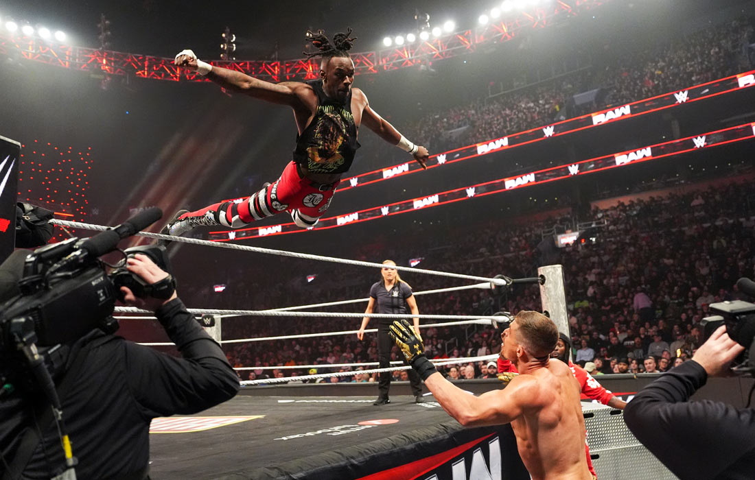 Реслинг-шоу Monday Night RAW в Бостоне, штат Массачусетс