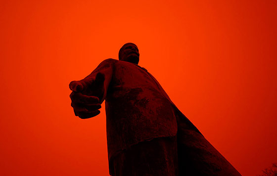 Песчаная буря накрыла остров Крит