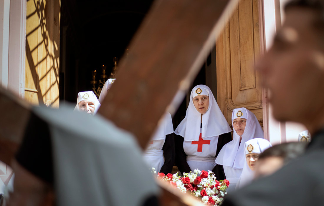 Православные христиане отмечают Великую пятницу в Иерусалиме