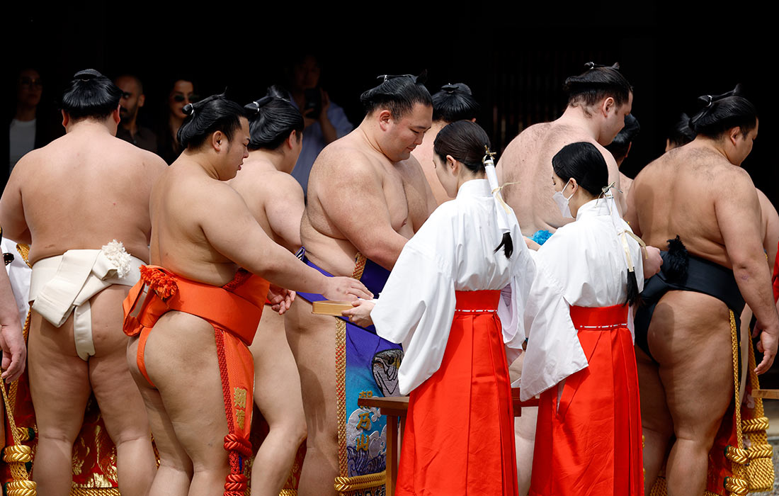 Турнир по сумо Honozumo в Токио