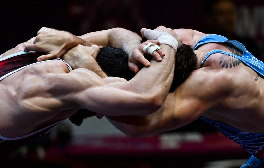 Участники Чемпионата Европы по борьбе в Тиране, Албания