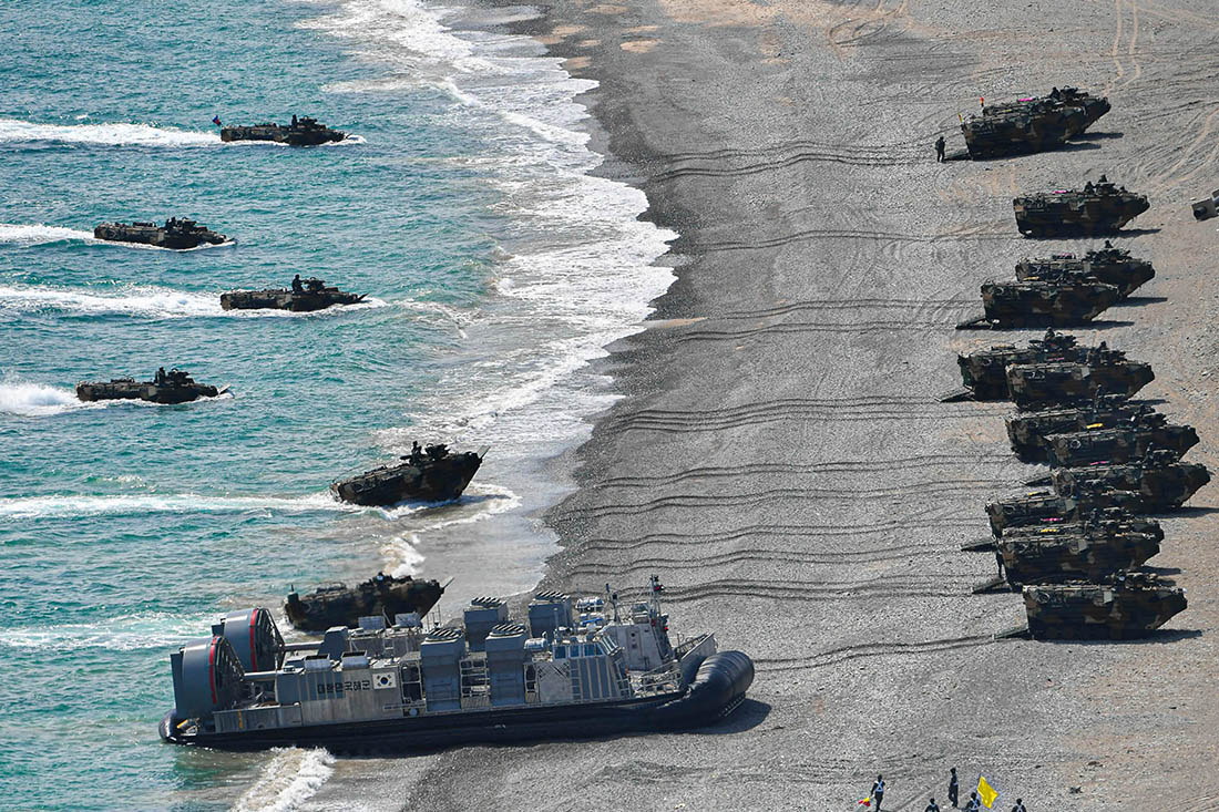 Совместные военные учения Южной Кореи и США в провинции Кёнсан-Пукто