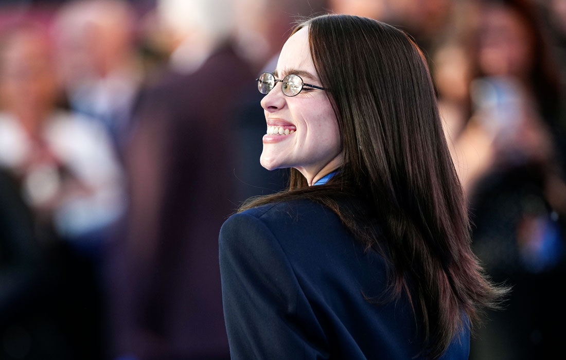 Певица Билли Айлиш на показе концертного фильма Billie Eilish: Hit Me Hard and Soft - The Tour Live in 3D в Лондоне