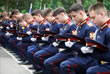 Последний звонок в кадетском училище Росгвардии в Москве