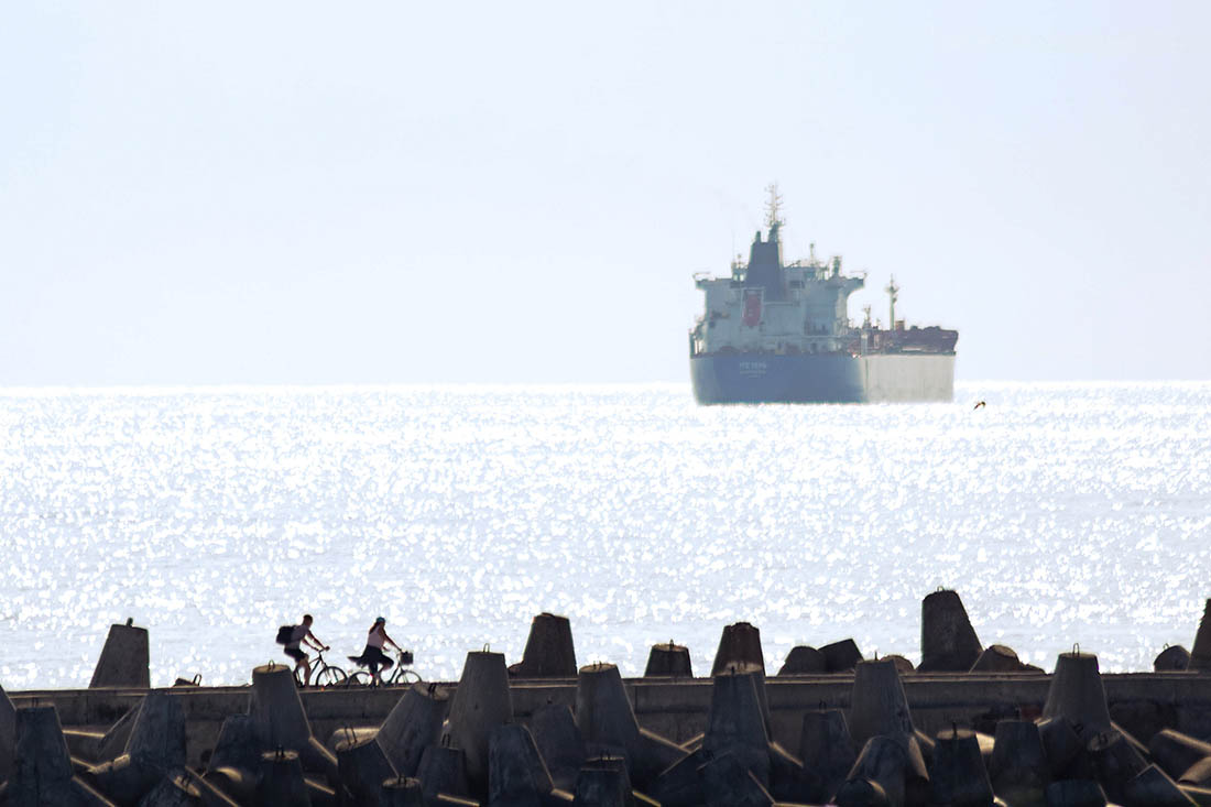 Вид на Гданьский залив в Балтийске