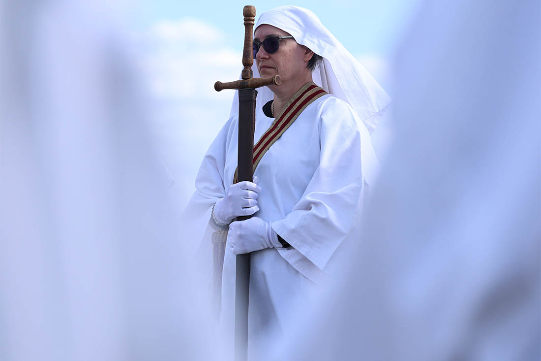 Ежегодная церемония Ордена друидов в День осеннего равноденствия в Лондоне