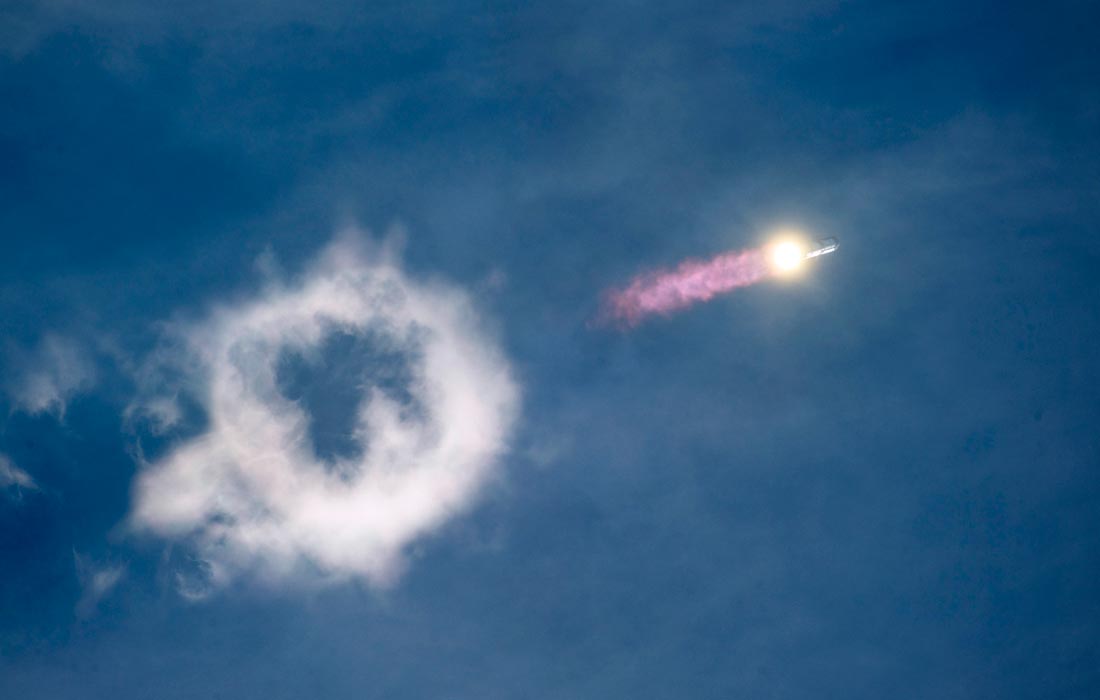 Космический корабль Starship отправился в свой первый орбитальный полет